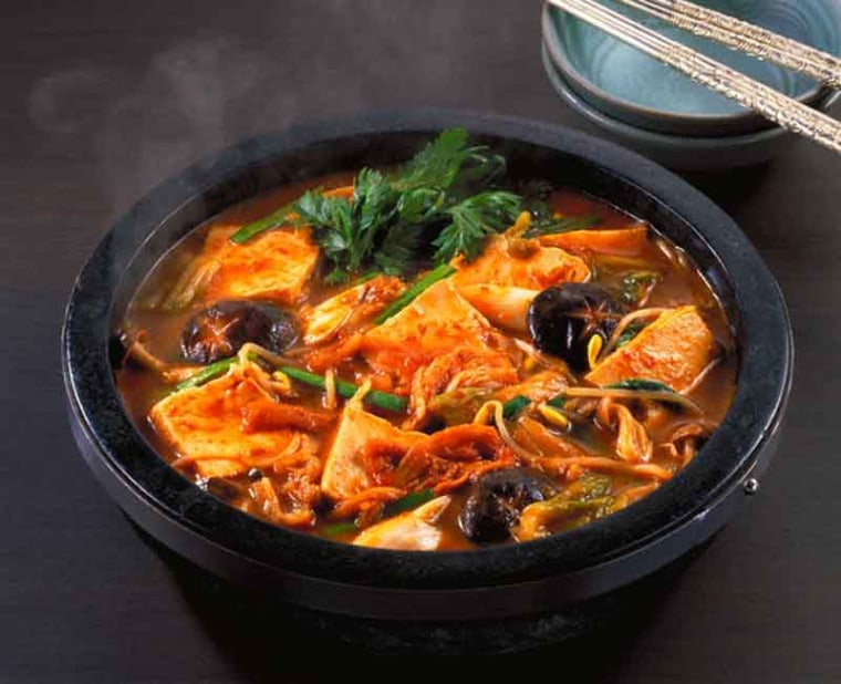 Spicy Korean-Style Stew Pan